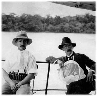A bordo do Espaa, Adolpho Lutz desce o rio Paran, em 1918.